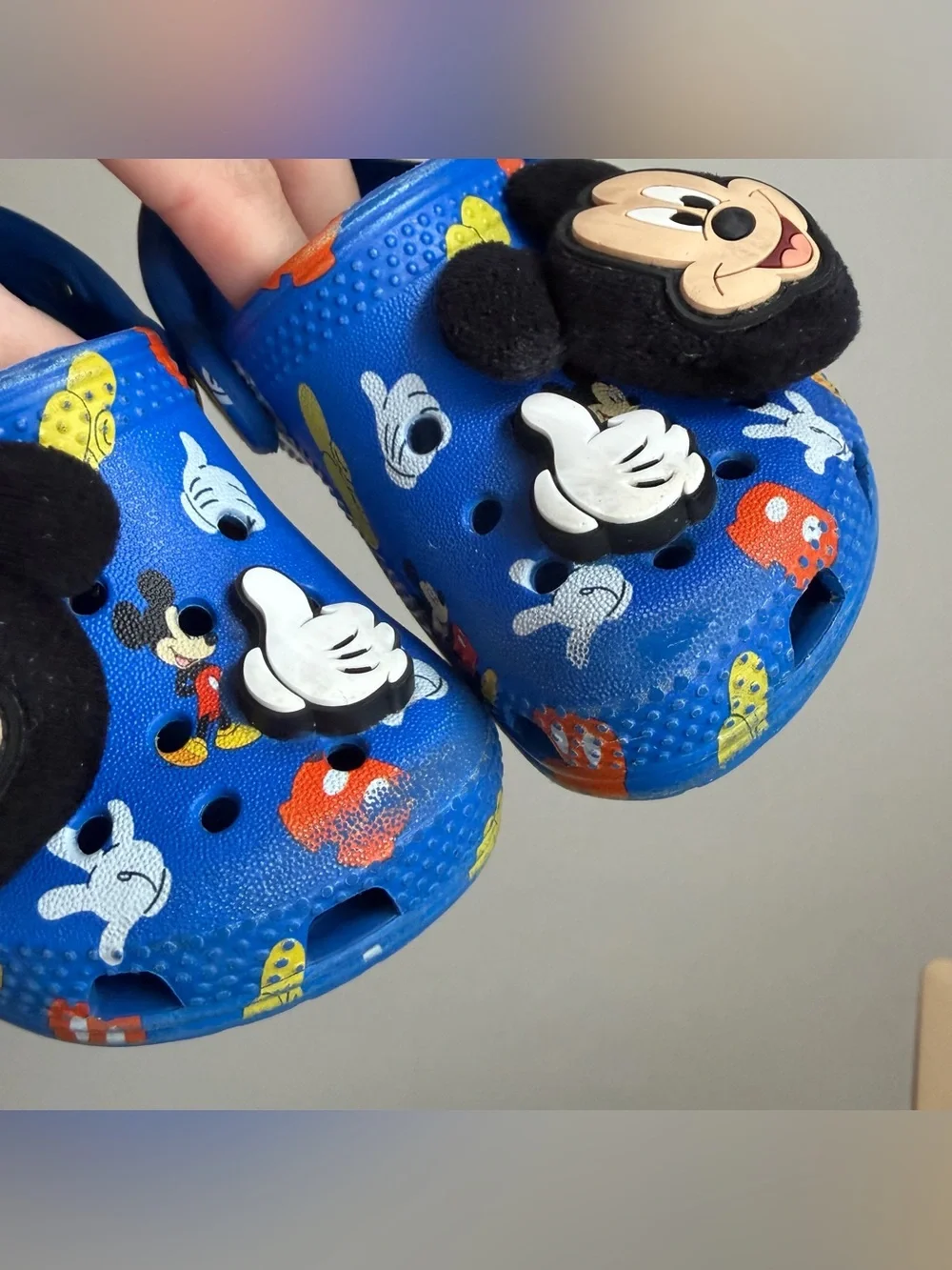 Crocs Mickey Mouse with jibbitz 6C toddle